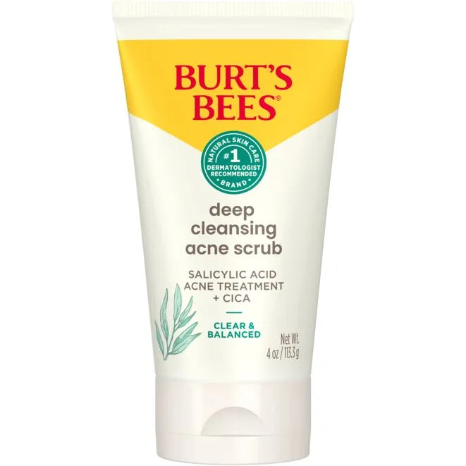 Clear & Balanced Deep Cleansing Acne Scrub with Salicylic Acid