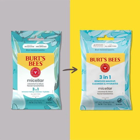 Micellar Makeup Removing Towelettes with Coconut & Lotus