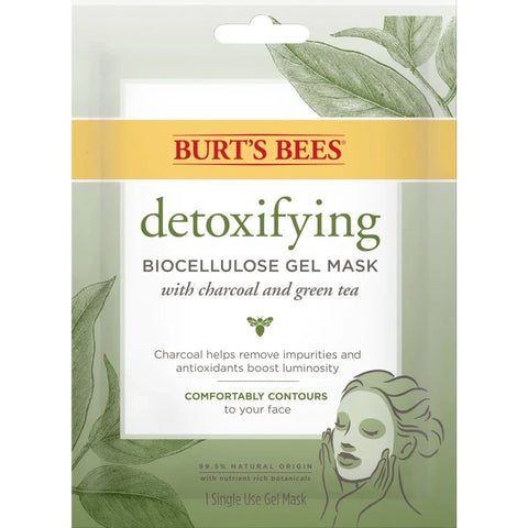 Detoxifying Biocellulose Gel Mask with Charcoal & Green Tea