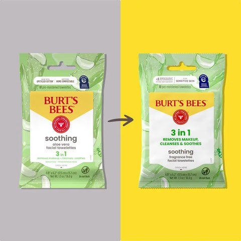 Sensitive Facial Cleansing Towelettes with Aloe Vera