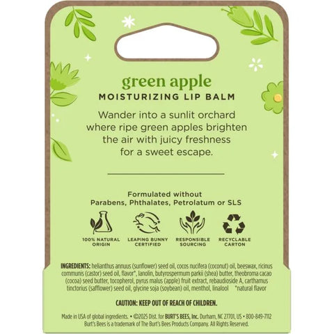Green Apple Moisturizing Lip Balm – Limited Edition