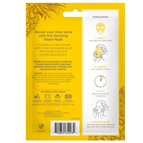 Reviving Pineapple Sheet Mask